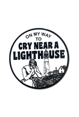 Cry Near Lighthouse Round Sticker