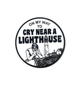 Cry Near Lighthouse Round Sticker