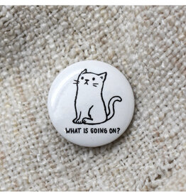 What Is Going On Cat Button