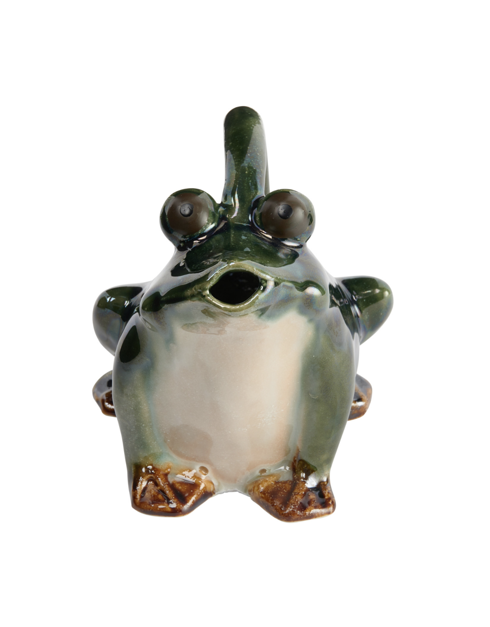 Stoneware Frog Pitcher