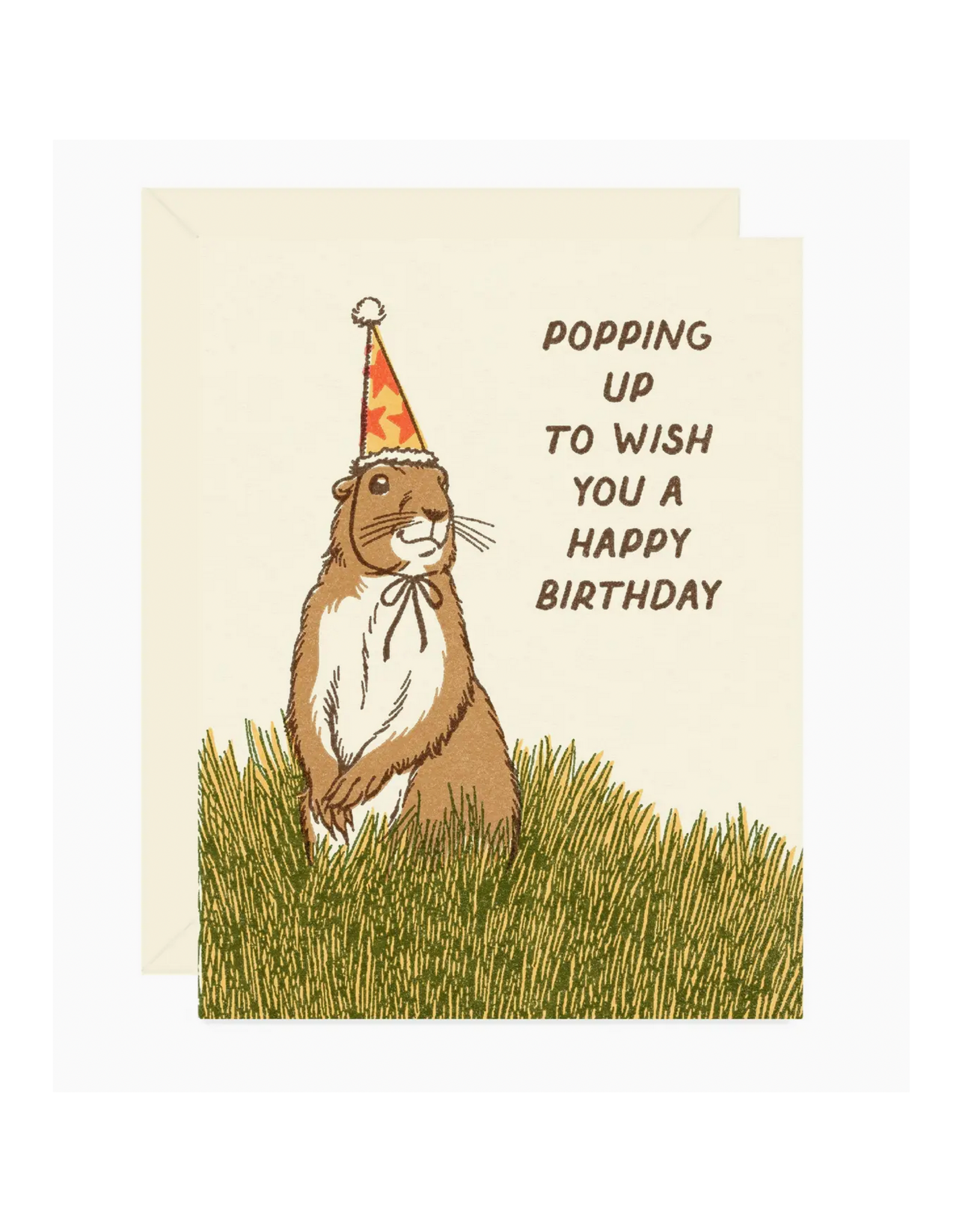 Prairie Dog Birthday Greeting Card