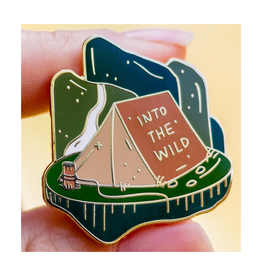 Into the Wild Tent Enamel Pin