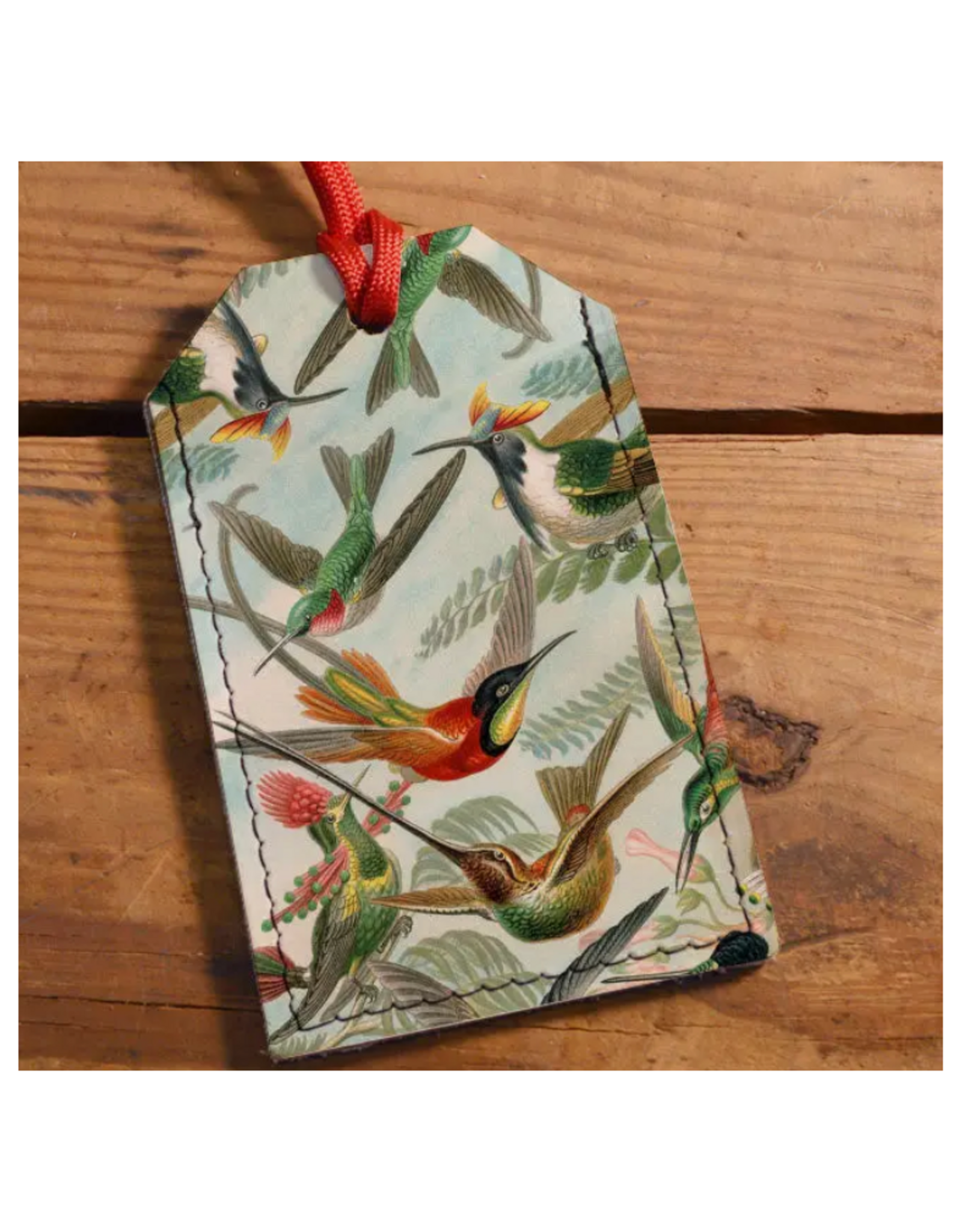 Leather Luggage Tag - Flock