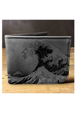 Printmaker Leather Wallet - Great Wave
