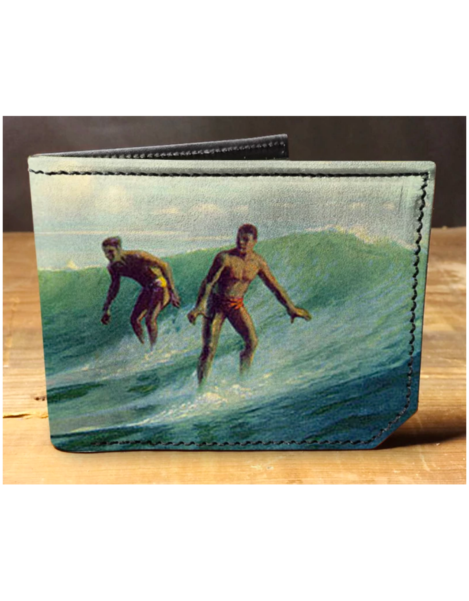 Spectrum Leather Wallet - Surf