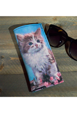 Leather Eyeglasses Case - Kitty