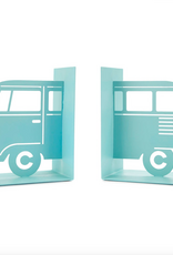 Blue Van Bookends