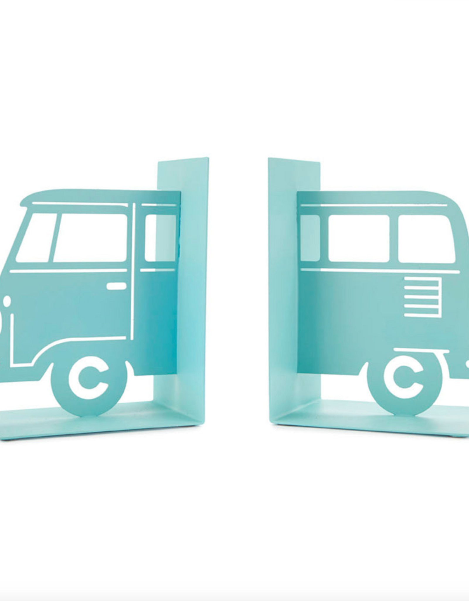 Blue Van Bookends