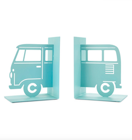 Blue Van Bookends