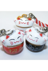 Japanese Lucky Maneki Kitty Bell (Assorted)