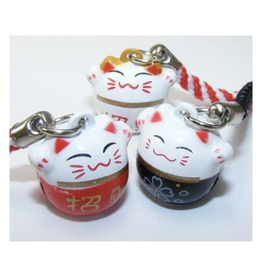 Japanese Lucky Maneki Kitty Bell (Assorted)