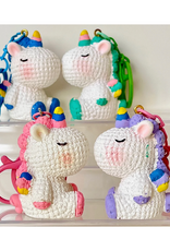 Knitted Unicorn Key Charm (Assorted)