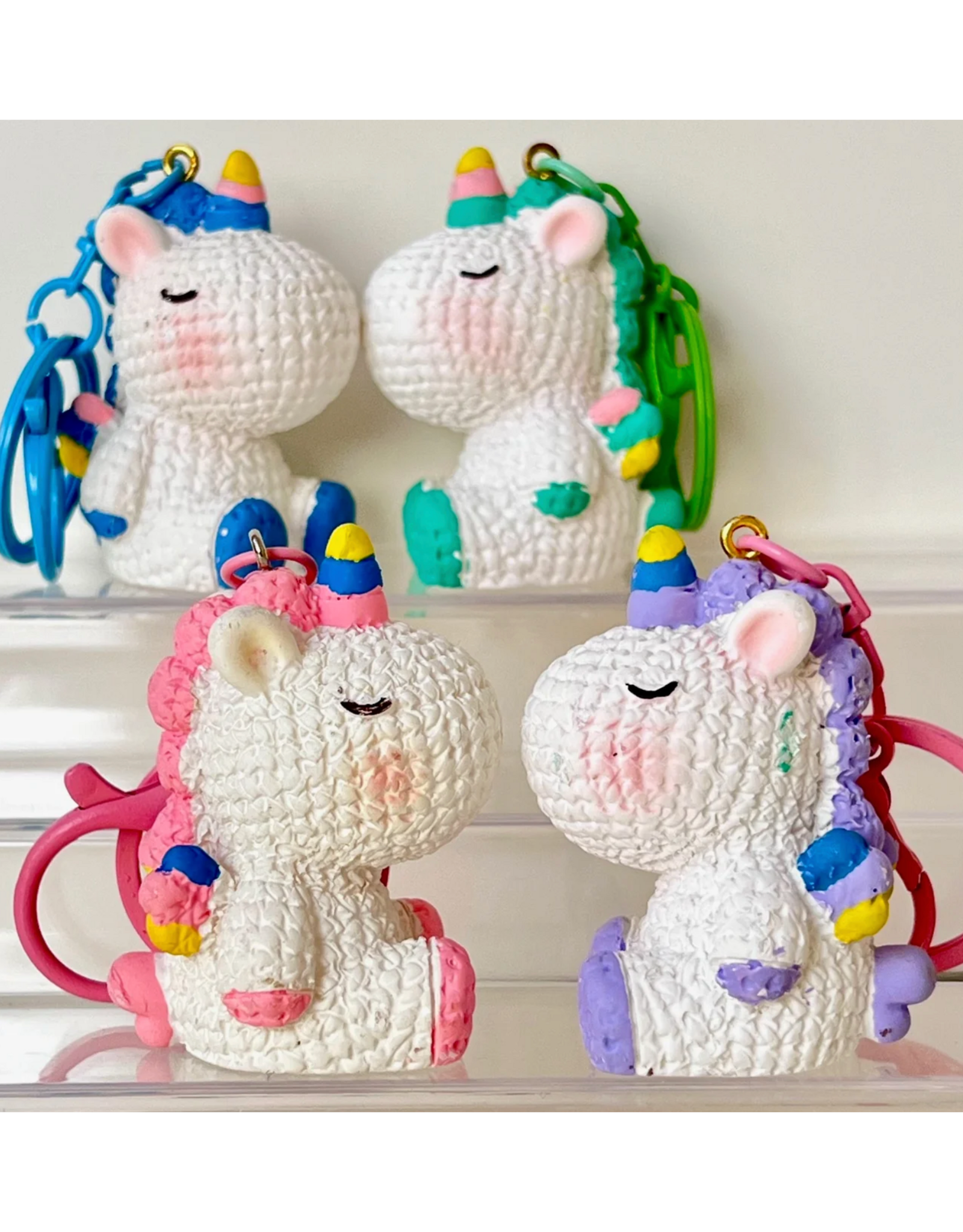 Knitted Unicorn Key Charm (Assorted)