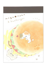 Cat Burger Mini Notepad