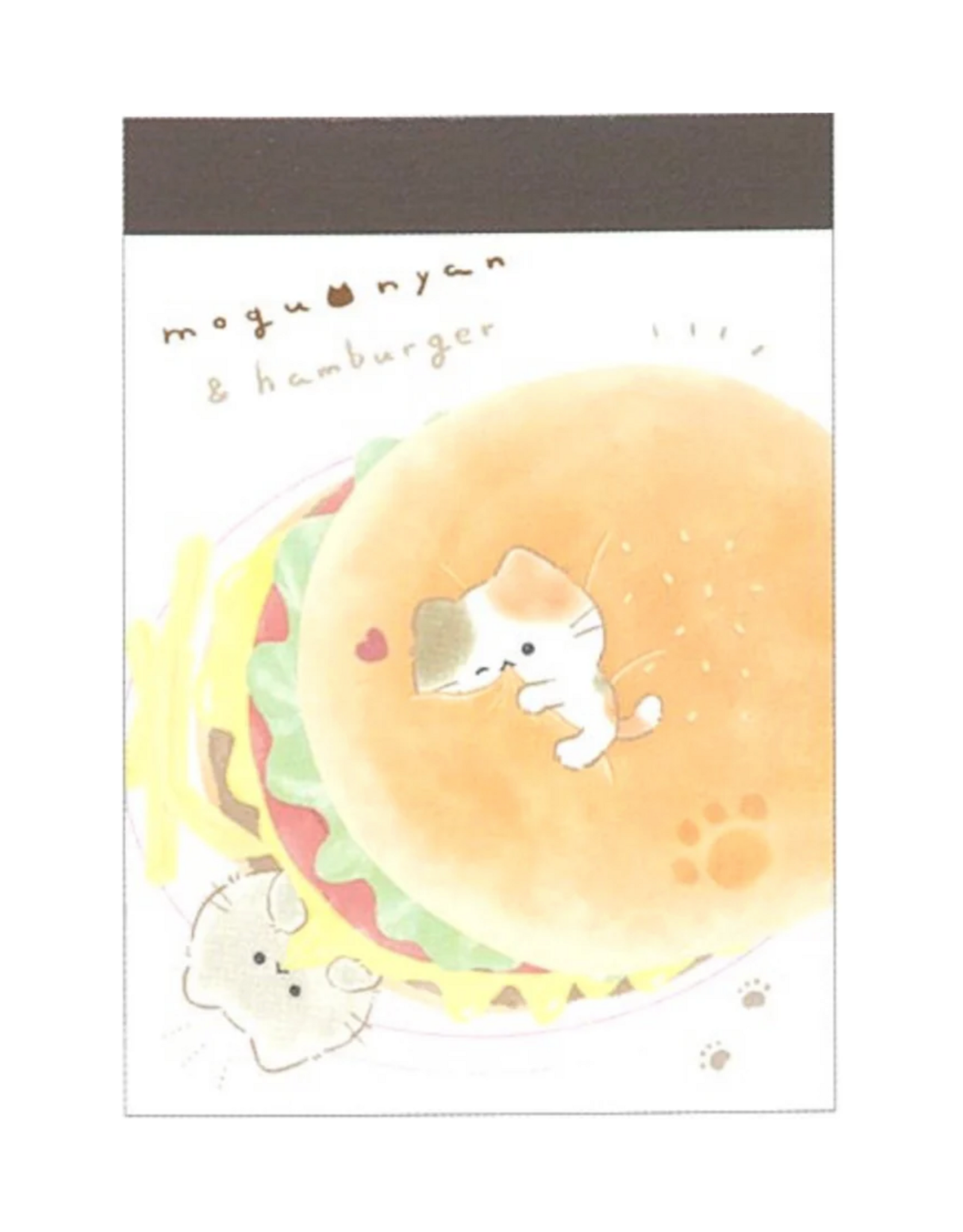 Cat Burger Mini Notepad