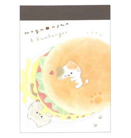 Cat Burger Mini Notepad