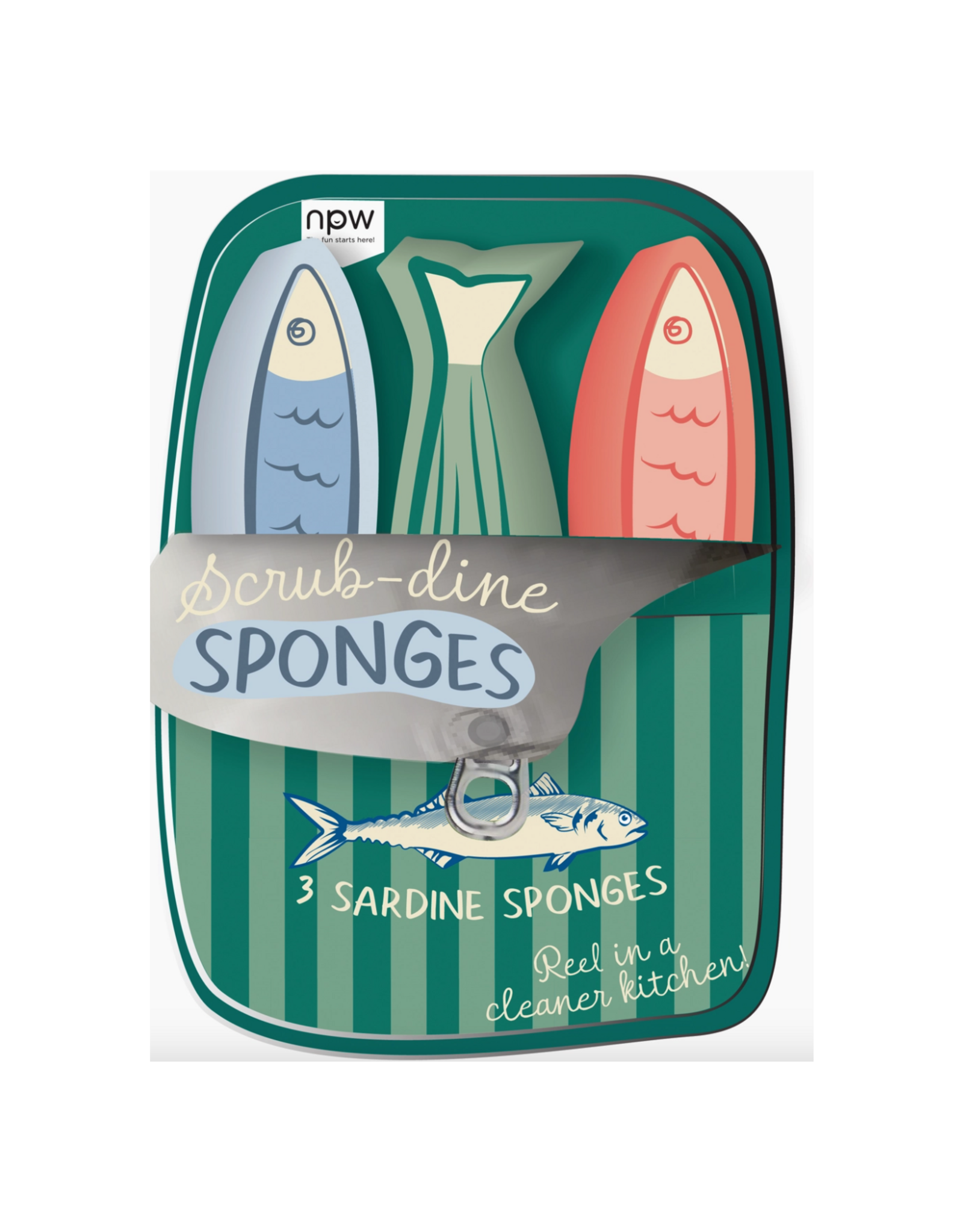 Sardine Sponges Set of 3