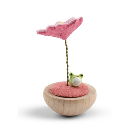 Frog Sakura Figurine - Home