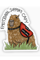 Emotional Support Capy Sticker