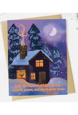 May the Festival of Lights Bring Warmth Hanukkah Greeting Card