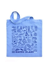 Rhode Island Doodles Tote - Sky Blue