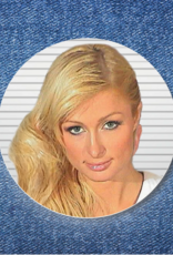 Paris Mugshot Button