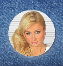 Paris Mugshot Button