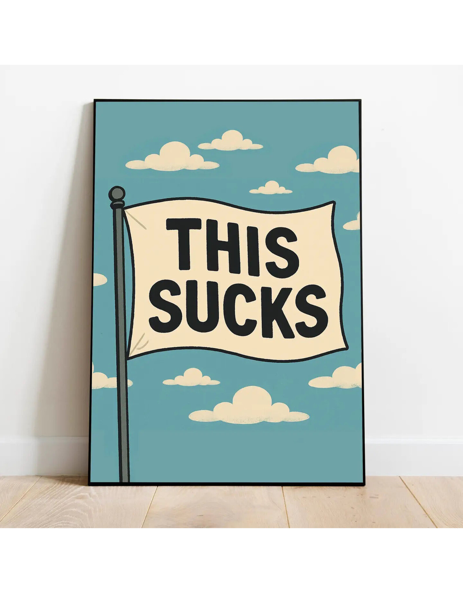 This Sucks Flag Print*