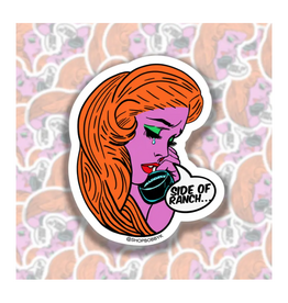 Pop Art Girlie Side of Ranch Sticker