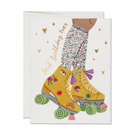 Best Birthday Ever Roller Skates Greeting Card
