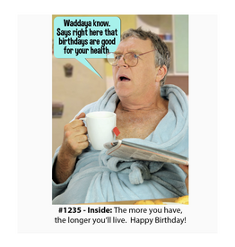 Magik Missile What the Fuck Was I About to Say? Birthday Greeting Card*