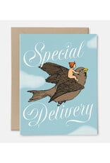 Special Delivery New Baby Bird Greeting Card