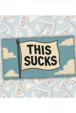 This Sucks Flag Sticker