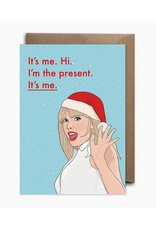 Taylor Swift I'm the Present Christmas Greeting Card