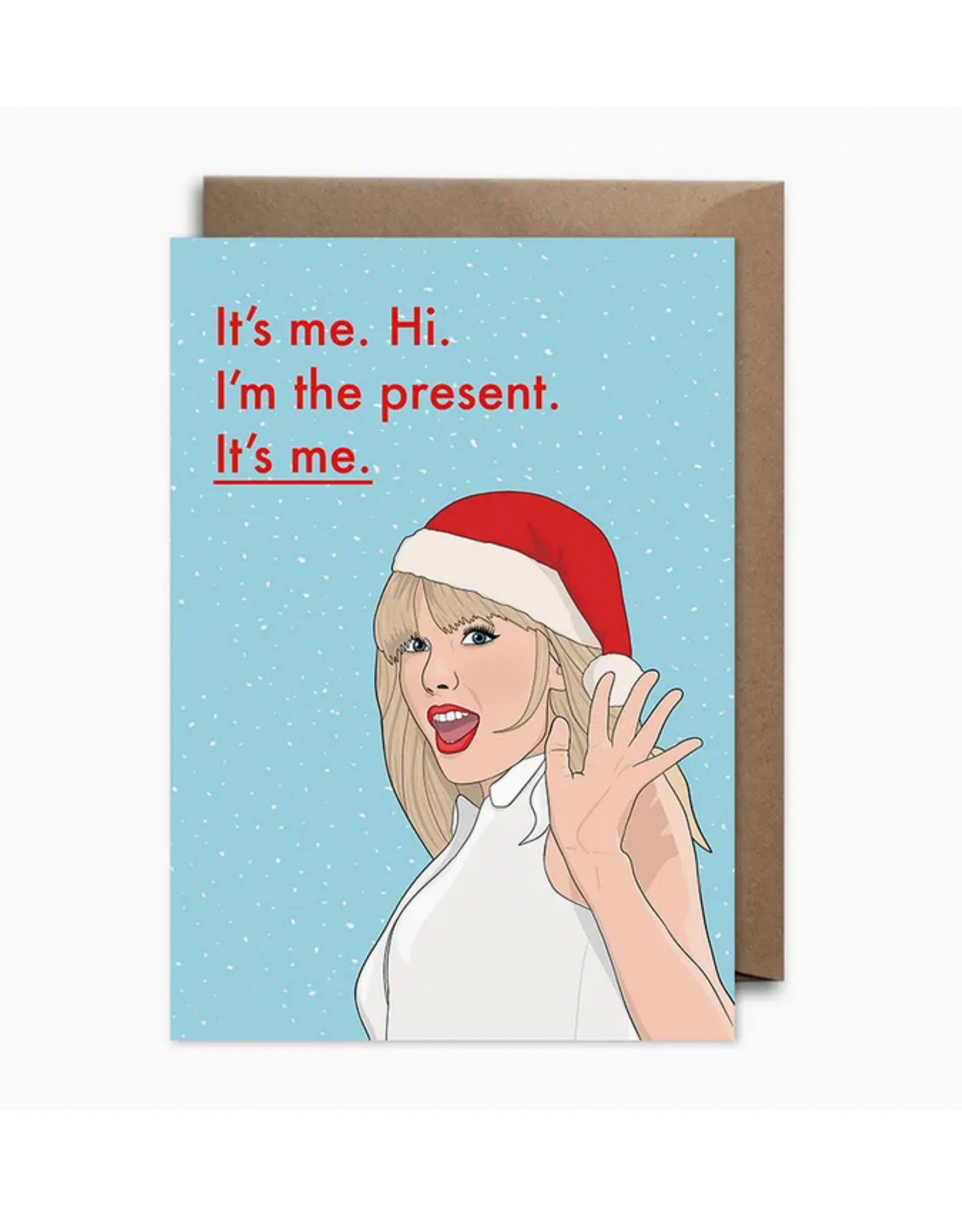 Taylor Swift I'm the Present Christmas Greeting Card