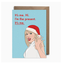 Taylor Swift I'm the Present Christmas Greeting Card