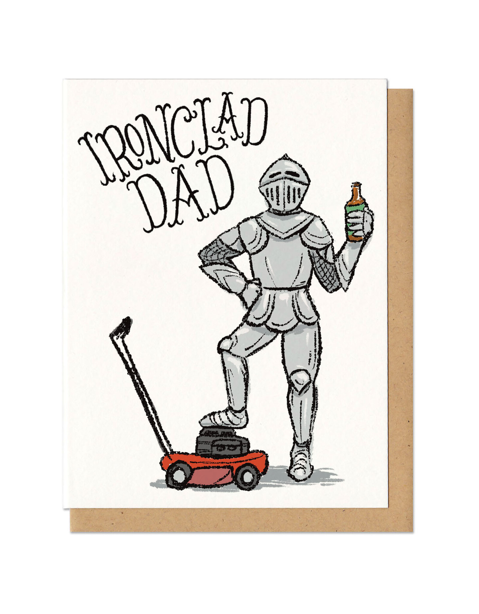 Ironclad Dad Greeting Card