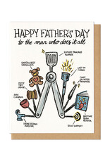 Multitool Dad Greeting Card
