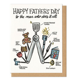 Multitool Dad Greeting Card