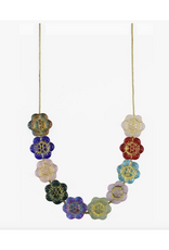 Glass Flower Necklace
