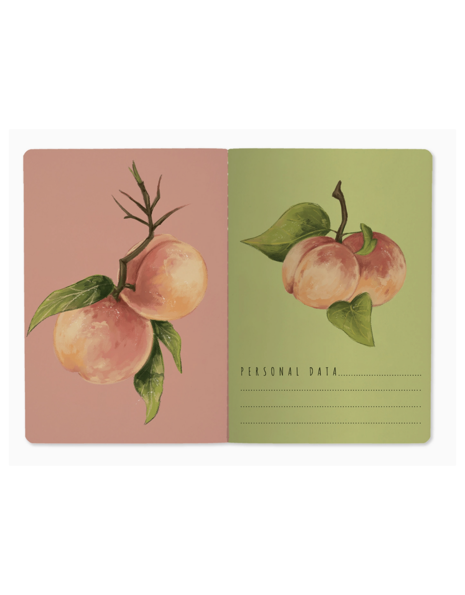 Peaches On the Tree Notebook