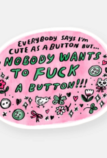 Cute As a Button Sticker
