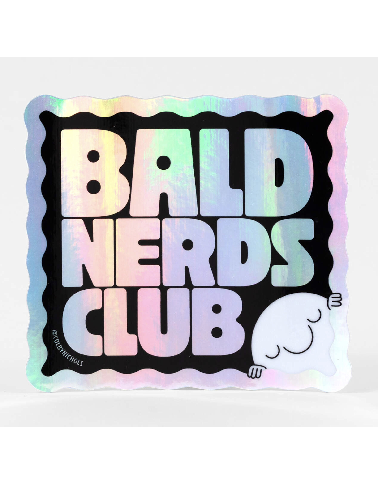 Bald Nerds Club Sticker