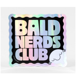 Bald Nerds Club Sticker