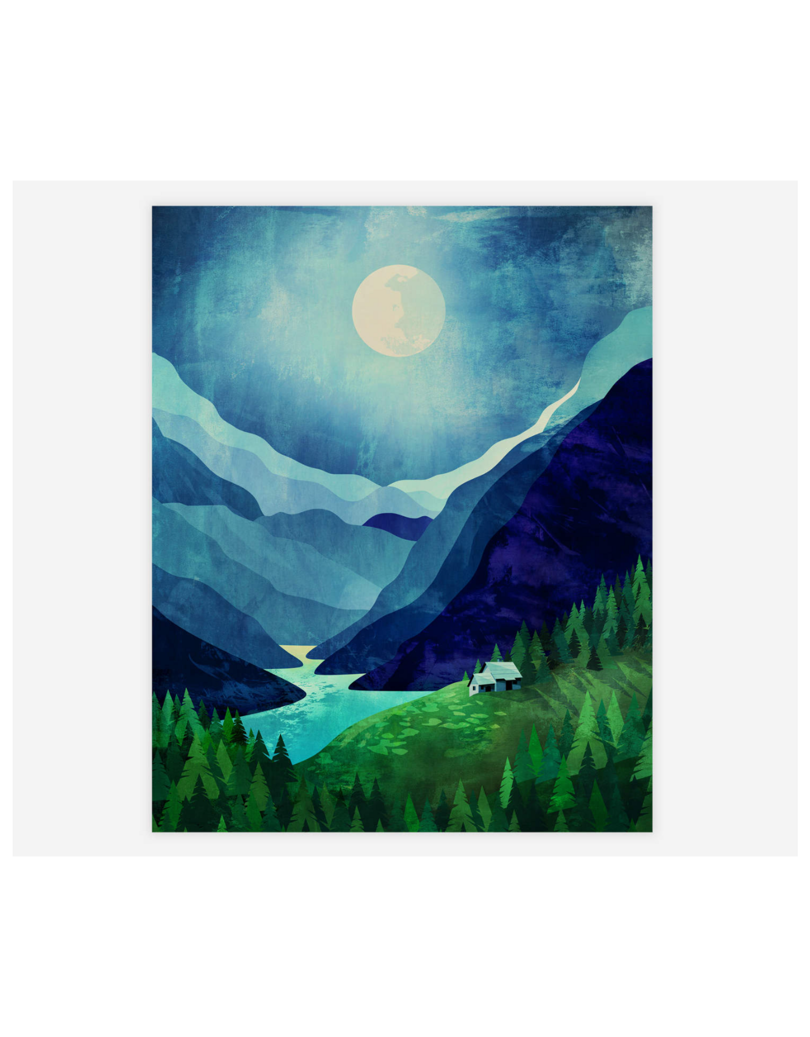 Durido Moonlight Shadow Print