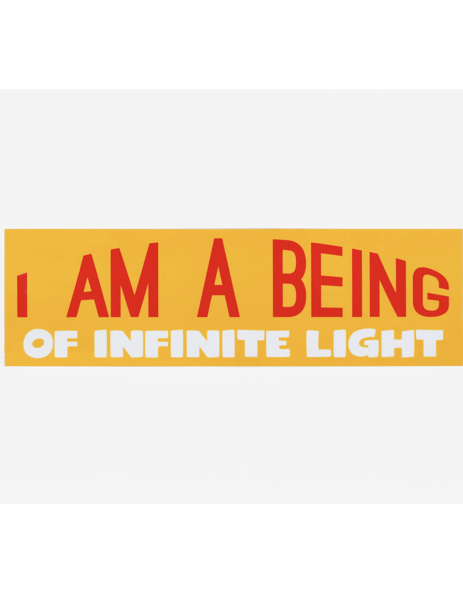 I Am a Being of Infinite Light Sticker