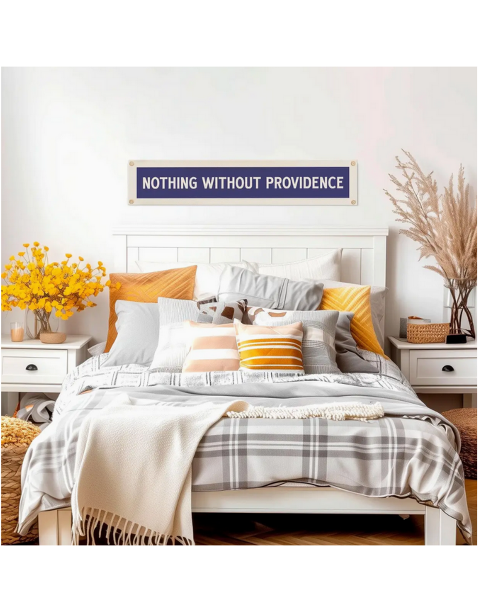 Nothing Without Providence Felt Banner