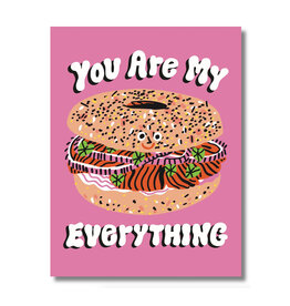 You Are My Everything Bagel Greeting Card