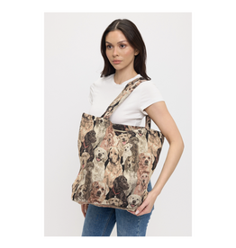 Dog Collage Tapestry Tote