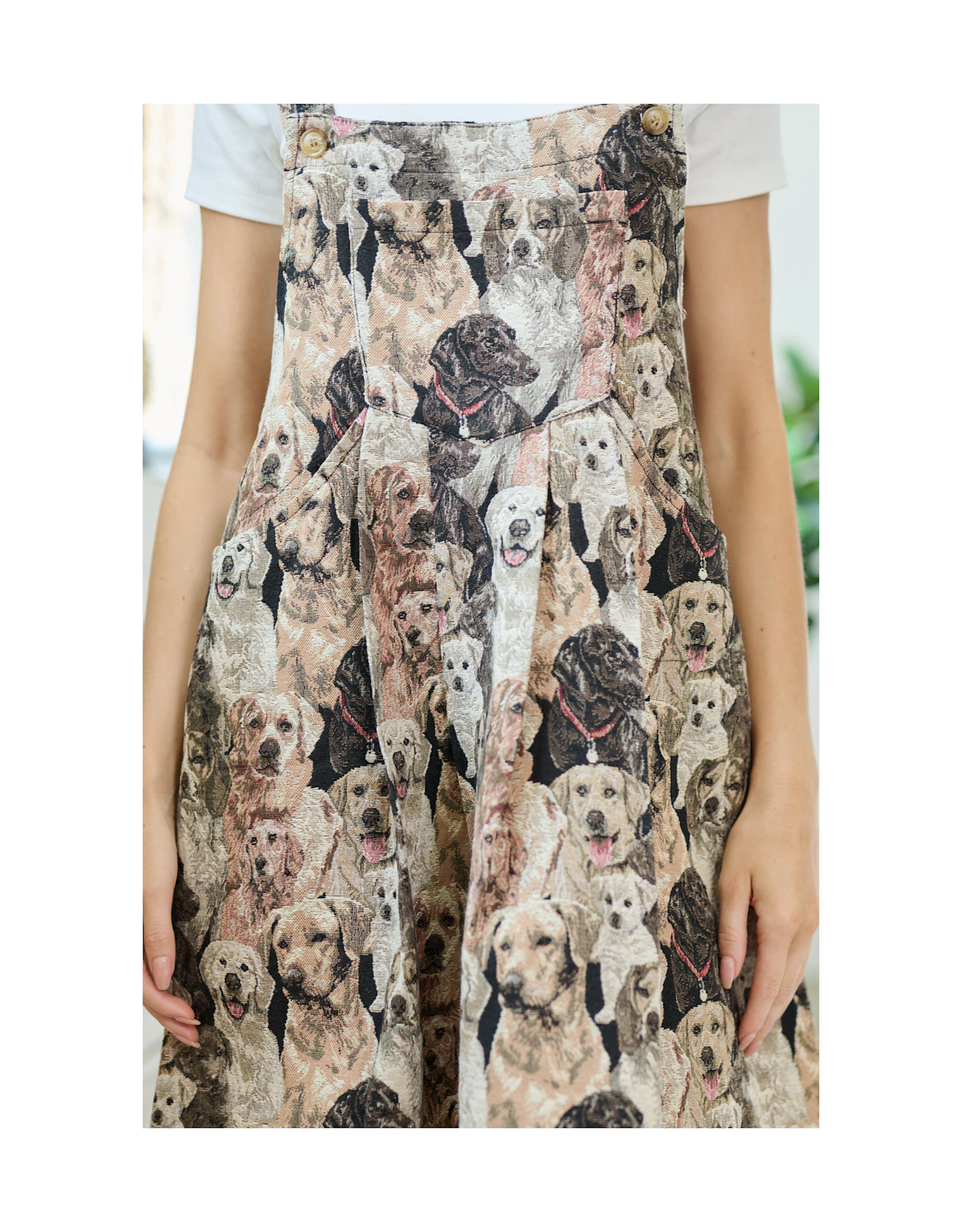Dog Collage Tapestry Dress